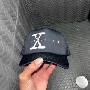 Brand New Bobsliquorstore Malcolm X Files black trucker hat